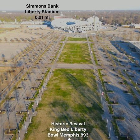 Villa Historic Revival King Bed Liberty Bowl Memphis 893 Esterno foto